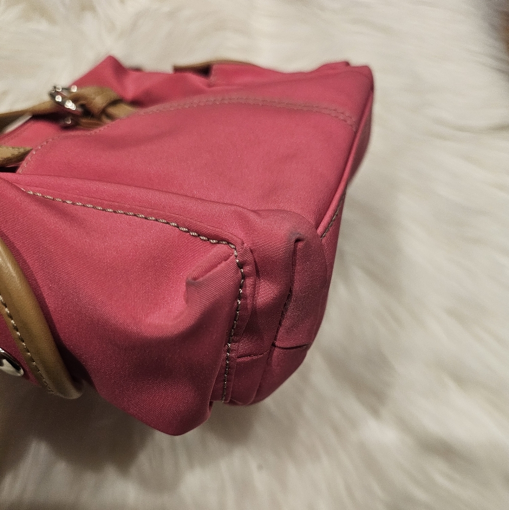 Vintage Pink Nylon Mini Handbag - Picture 8 of 16